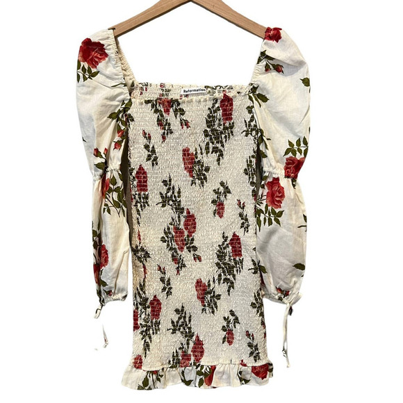 REFORMATION Hilary Long Sleeve Minidress (M) - Picture 1 of 8